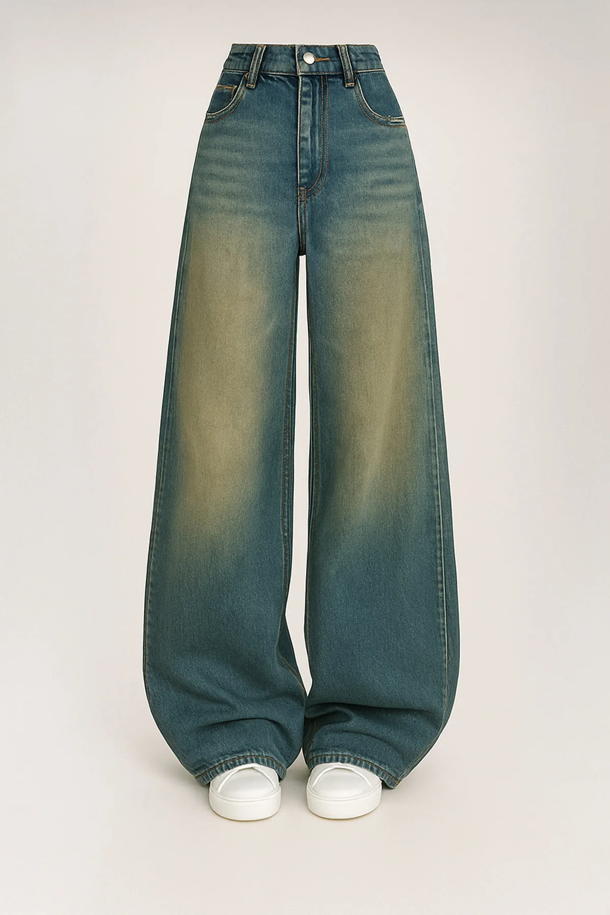 Unisex Bol Relaxed Baggy Jean Pantolon