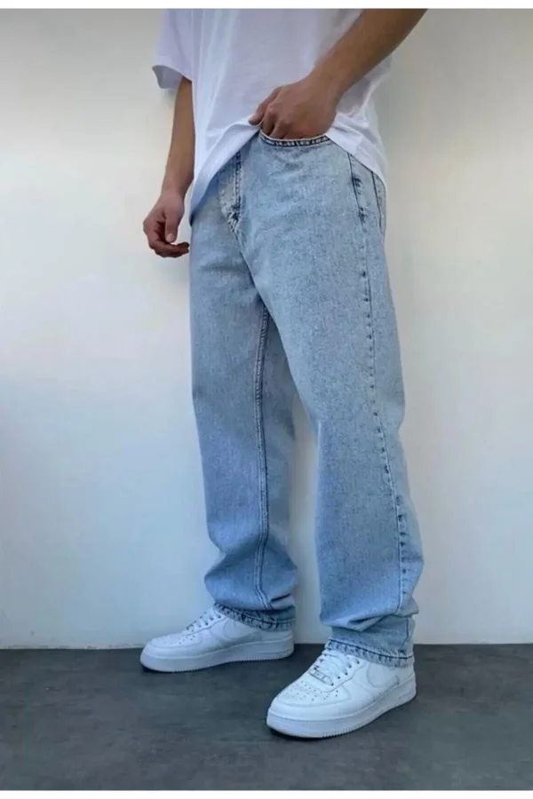 Pofidi Vintage Yıkamalı Baggy Jean