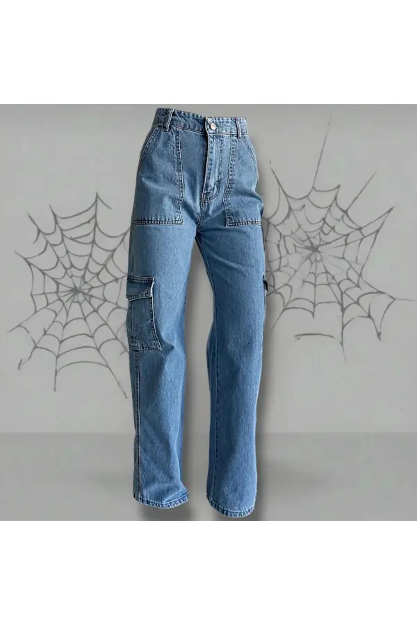 Kargo Cep Wıde Leg Jean