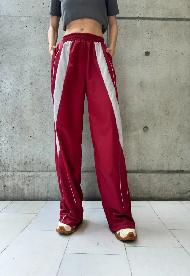 Unisex Bordo Eşofman Alt